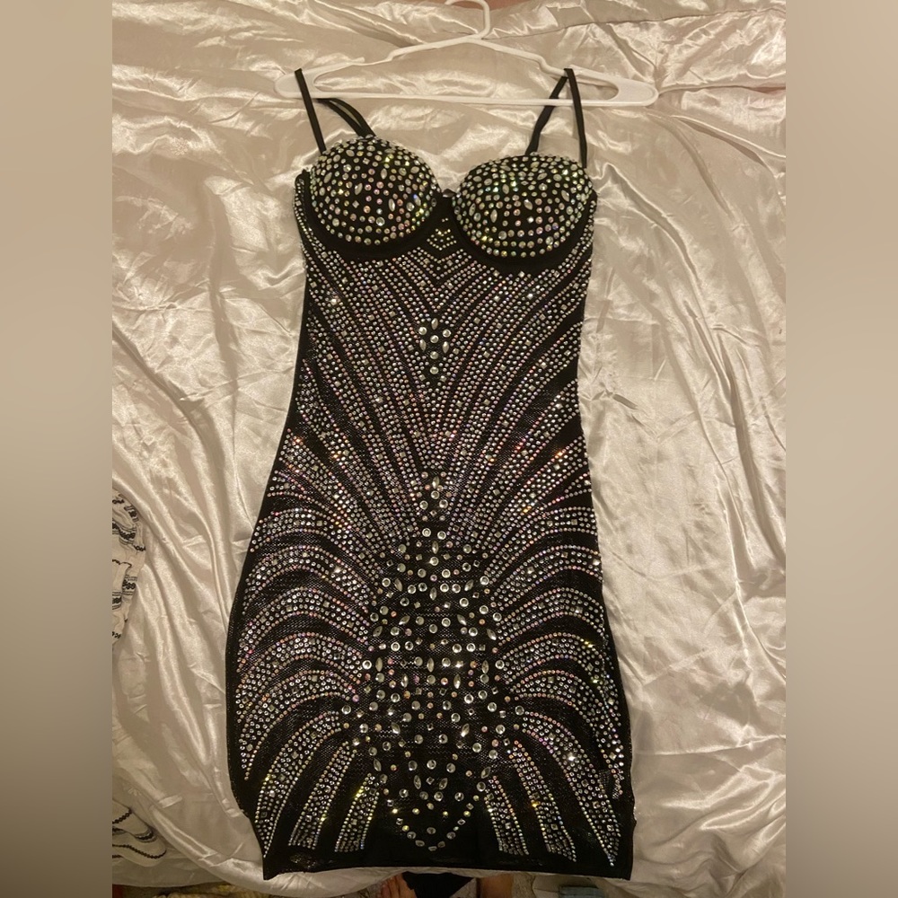 Black dress w jewels